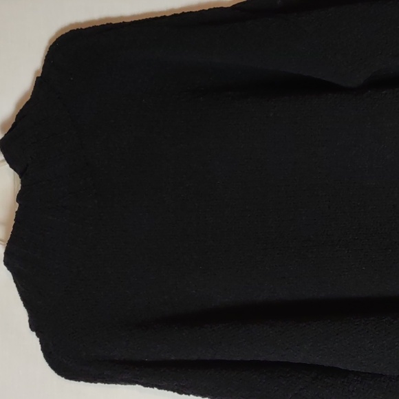 Seven7 Plus Size Black Cable Cowl Neck Sweater - Picture 4 of 10